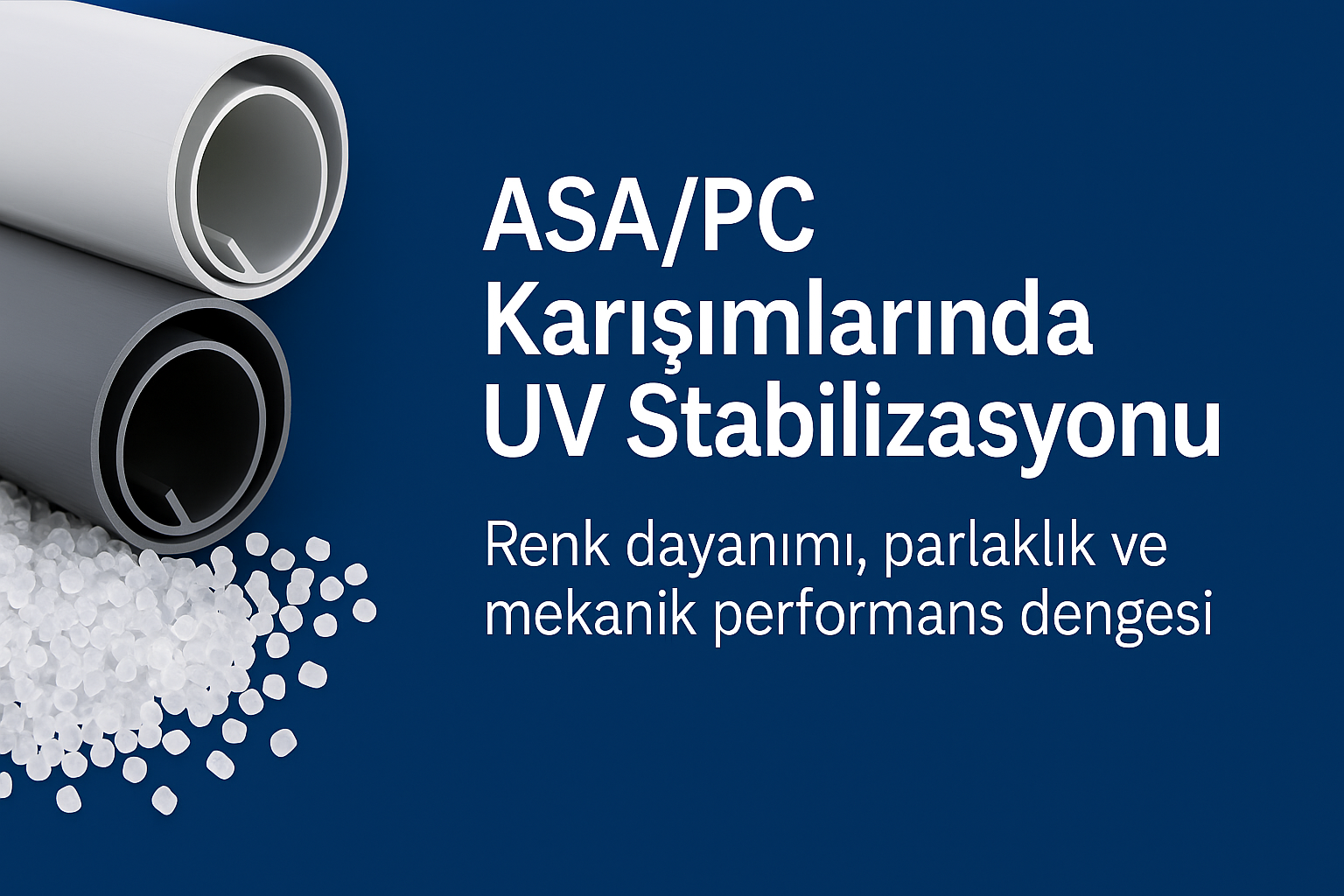 Dış ortam parçalarında UV stabilizasyonu